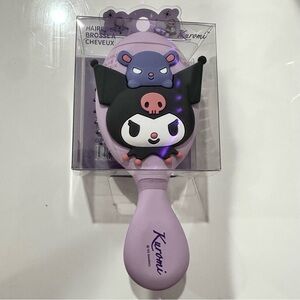 Sanrio Kuromi Lavender and Black Detangling Hair Brush